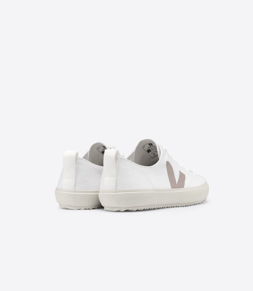Veja Sneakers Womens - Nova Canvas - White/Pink - 0573CJESK
